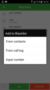 Chặn cuộc gọi - danh sách đen screenshot 4