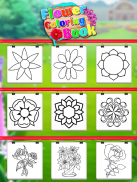 Flowers Coloring Books - Paint Flowers Pages screenshot 3