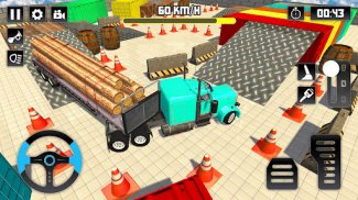 Log Transporter Truck Parking screenshot 0