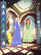 बर्फाळ किंवा फायर ड्रेस अप गेम screenshot 3