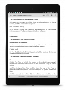 Sierra Leone Constitution 1991 screenshot 10