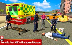 Police Ambulance Rescue Driving: 911 Emergency screenshot 4