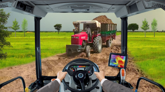 Cargo Tractor Trolley Simulator Farming Game 2019 screenshot 1