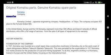 Komatsu parts online - Original and Aftermarket screenshot 10