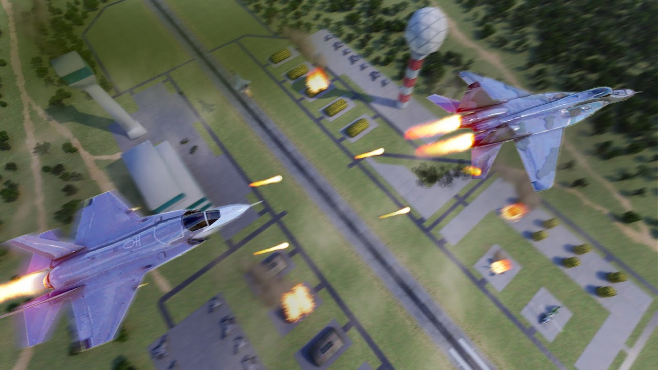 Missão de ataque aéreo de caça a jato 3D - Baixar APK para Android