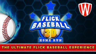 Flick Baseball 3D - Home Run screenshot 0