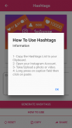 Hashtags for Instagram- Get more Likes & Followers screenshot 2