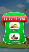 Puzzle Fruit Cards Match 3D screenshot 2