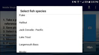 Fisherman's Mobile Weigh Stati screenshot 2