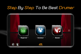 Easy Real Drums-Real Rock and jazz Drum music game screenshot 0
