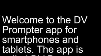 dvPrompter Plus screenshot 1