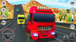 en camion Conduite Autoroute Course Simulateur screenshot 0