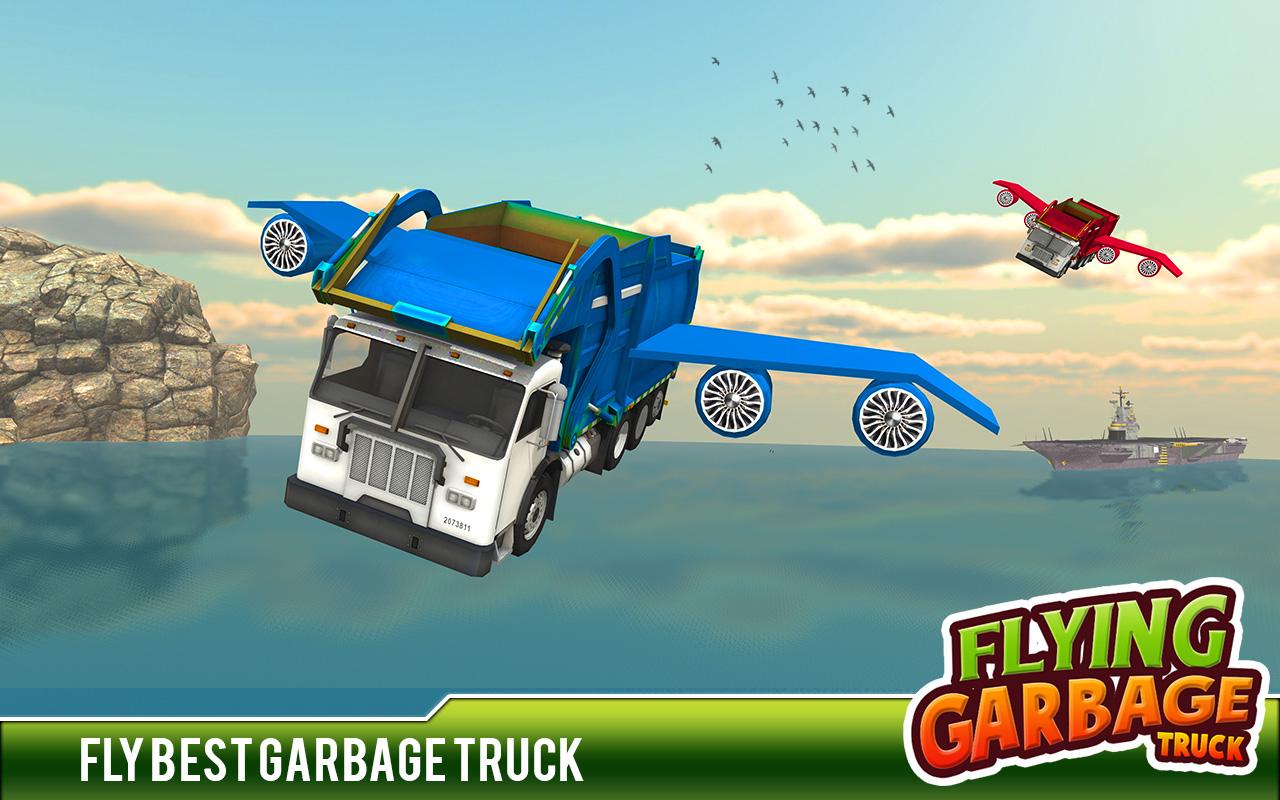 City Garbage Flying Truck Flying Games 1 2 Download Android Apk Aptoide - roblox studio collectgarbage