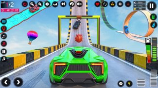 Crazy Car Stunts GT Ramp Games screenshot 2