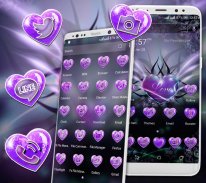 Purple Heart Launcher Theme screenshot 3