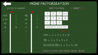 Números primos y factorización screenshot 5