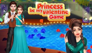 Princess Be My Valentine Game screenshot 0