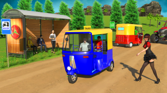 Mountain Tuk Tuk Rickshaw Speed Driving Mania screenshot 1