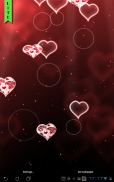 Hearts live wallpaper screenshot 1