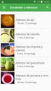 Recetas de ensaladas y aderezos en español gratis. screenshot 4