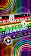 Pride Rainbow Neon Keyboard Th screenshot 4