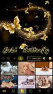 ثيم لوحة المفاتيح Goldbutterfl screenshot 3