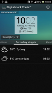 Digital Clock Widget Xperia screenshot 8