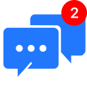 Mobile Messenger: chat dal vivo, messaggistica Icon