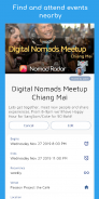 Nomad Radar - The social community app for Nomads screenshot 3