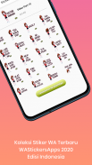 Stiker WA Terbaru 2020 WAStickerApps screenshot 3