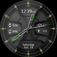 Daring Graphite HD WatchFace Widget Live Wallpaper screenshot 13