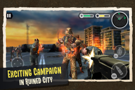 Zombie Combat: Gun Trigger & Modern FPS Shooter 3D screenshot 1