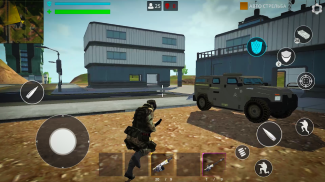 Cyber Gun Battle Royale-Spiele screenshot 5