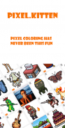 Pixel.Kitten: color pixel arts by numbers screenshot 6