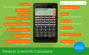 Calculadora Científica Panecal screenshot 3