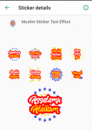 Islamic Stickers (WAStickerApps) screenshot 5