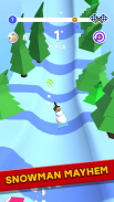 Snowman Race 3D PRO screenshot 1