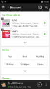 radio.de - Radio und Podcast Player screenshot 1