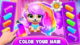 Hairstyle: pet care salon game screenshot 2