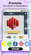 Criador de Logo 3D: Crie 3D Logo e 3D Design Free screenshot 0