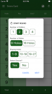 Interactive Golf Scorecard screenshot 1