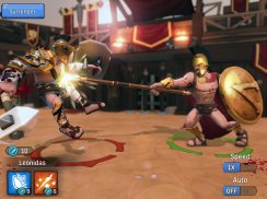 Gladiator Heroes Clash - Game strategi terbaik screenshot 1