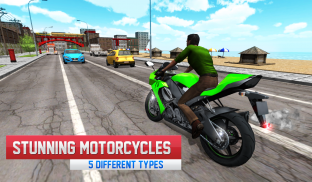 Moto Race 3D screenshot 1