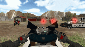 bintang perlumbaan motosikal - permainan polis screenshot 0