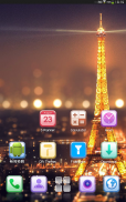 Paris Night C Launcher Themen screenshot 8