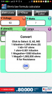 Ohm's law formula calculator screenshot 5