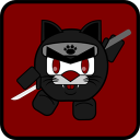 black meow ninja Icon