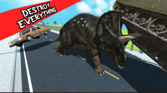 Dinosaur Road Rampage screenshot 0