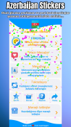 Азербайджан Наклейки для WhatsApp - WAStickerApps screenshot 7