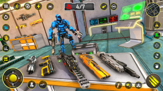 หุ่นยนต์ผู้ต่อต้านการก่อการร้าย: เกมยิง fps screenshot 4